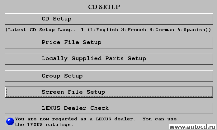 ���� Toyota EPC CD SETUP